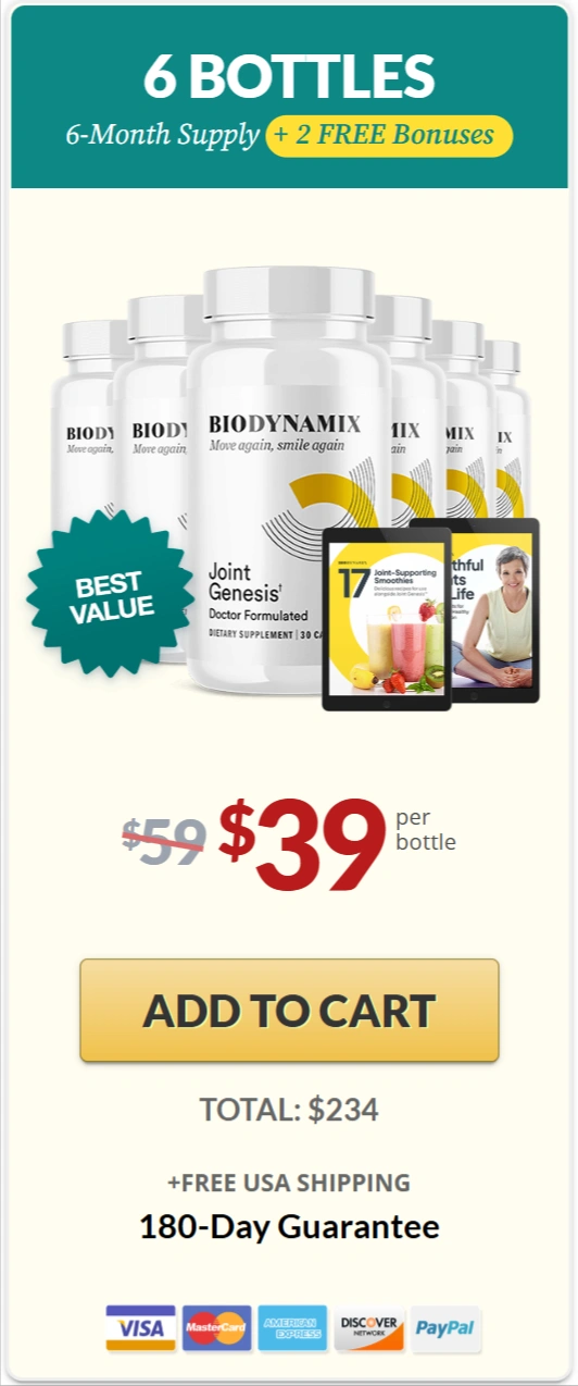 Joint Genesis  price 6 bottle